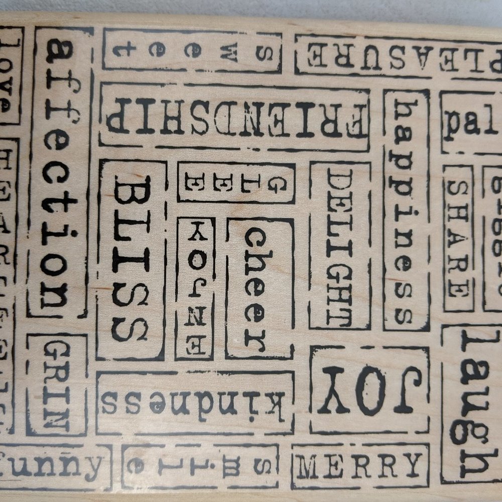 Stampin' Up Word By Word Large Retired